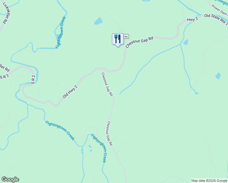 map of restaurants, bars, coffee shops, grocery stores, and more near 1444 Chestnut Gap Road in Blue Ridge