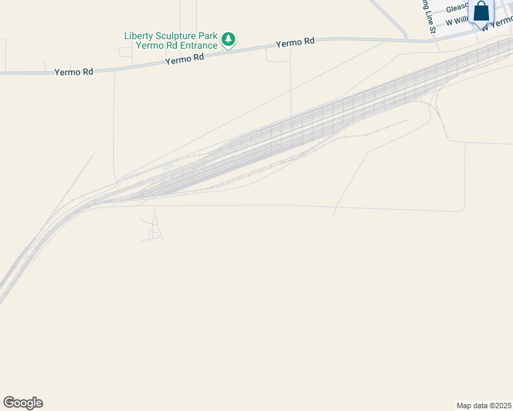 map of restaurants, bars, coffee shops, grocery stores, and more near Athletic Field Road in Yermo