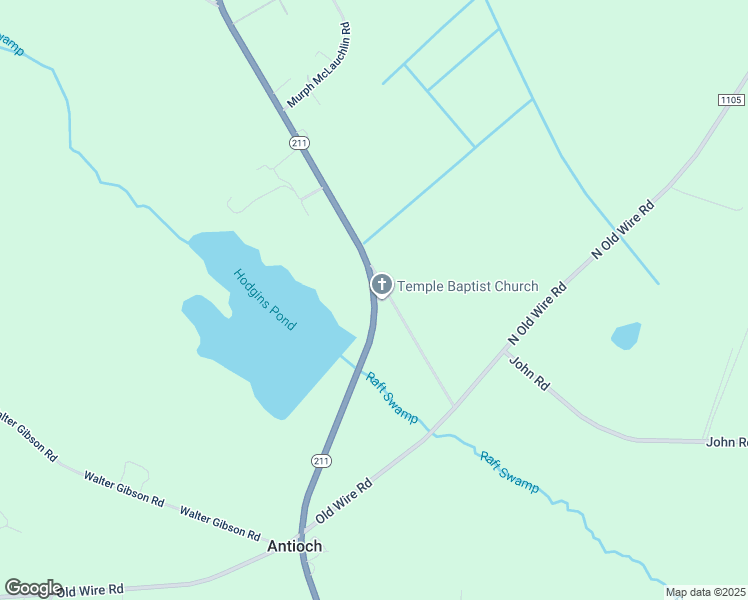 map of restaurants, bars, coffee shops, grocery stores, and more near Red Springs Road in Red Springs