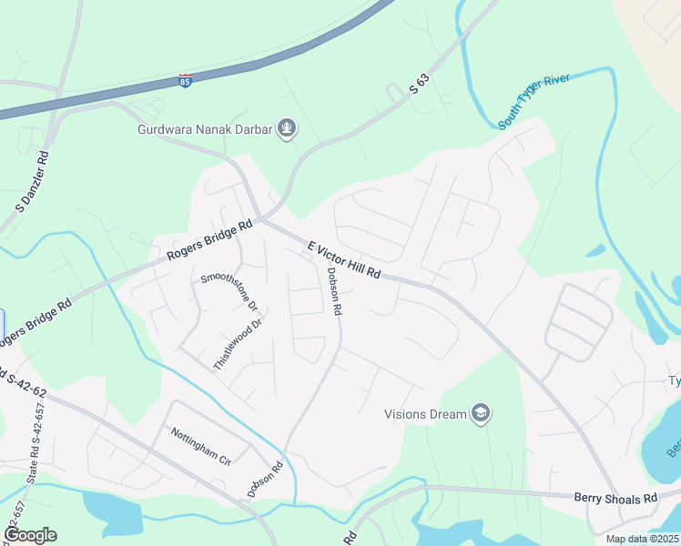 map of restaurants, bars, coffee shops, grocery stores, and more near 368 Dobson Road in Duncan