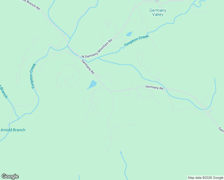 map of restaurants, bars, coffee shops, grocery stores, and more near 1365 North Germany Mountain Road in Clayton