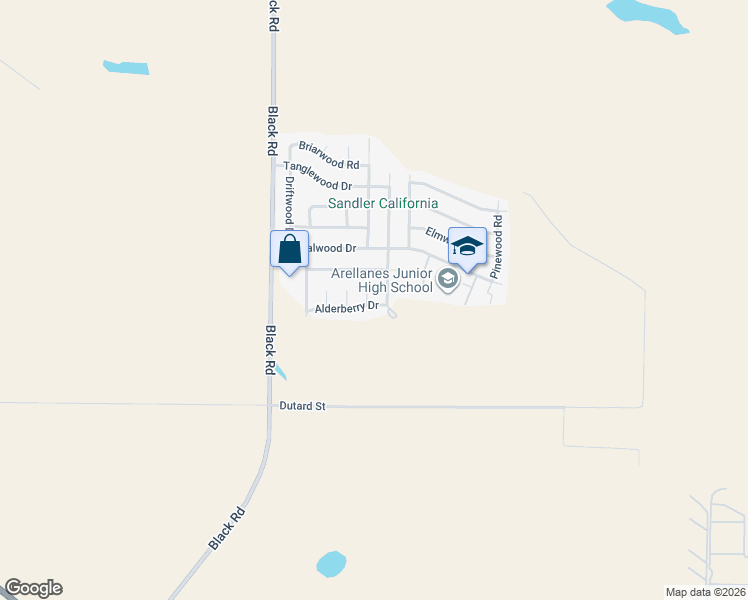 map of restaurants, bars, coffee shops, grocery stores, and more near 3538 Dogwood Court in Santa Maria