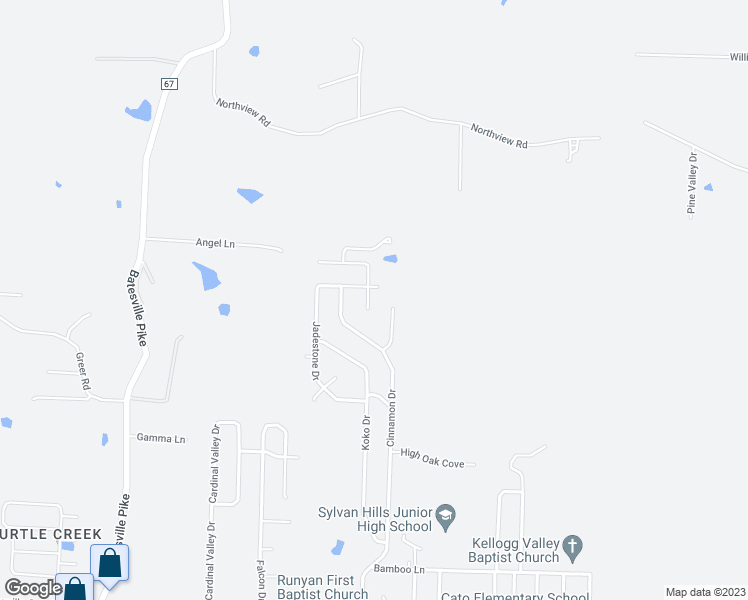 map of restaurants, bars, coffee shops, grocery stores, and more near 3008 Miracle Heights Court in Sherwood