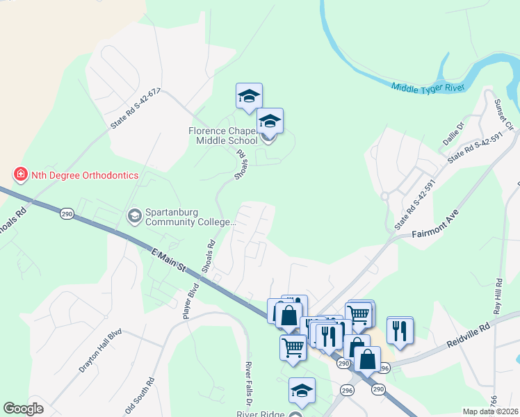 map of restaurants, bars, coffee shops, grocery stores, and more near 923 Squires Point in Duncan