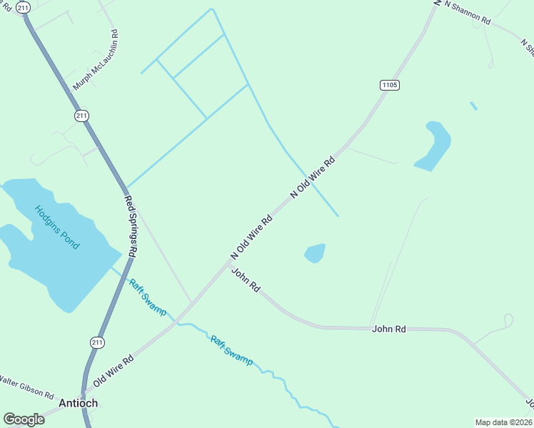 map of restaurants, bars, coffee shops, grocery stores, and more near 956 North Old Wire Road in Shannon