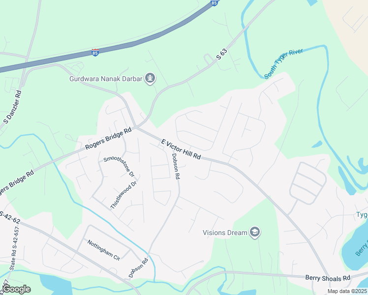 map of restaurants, bars, coffee shops, grocery stores, and more near 368 Dobson Road in Duncan
