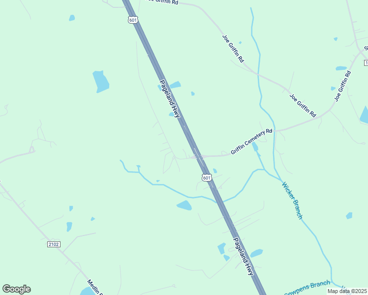 map of restaurants, bars, coffee shops, grocery stores, and more near 4720 Pageland Highway in Monroe