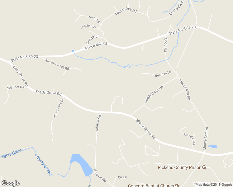 map of restaurants, bars, coffee shops, grocery stores, and more near 133 Keowee Lane in Pickens