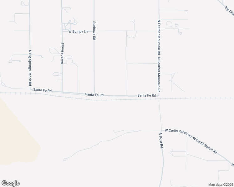 map of restaurants, bars, coffee shops, grocery stores, and more near 2300 Santa Fe Road in Paulden