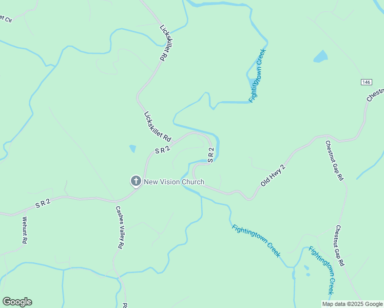 map of restaurants, bars, coffee shops, grocery stores, and more near 125 Fightingtown Overlook in Blue Ridge