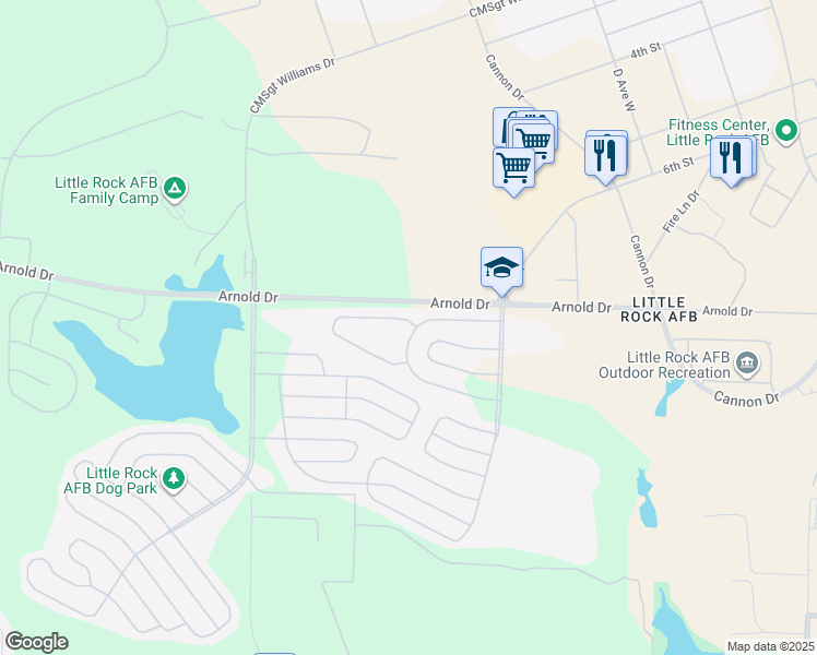 map of restaurants, bars, coffee shops, grocery stores, and more near 101 Mississippi Loop in Jacksonville