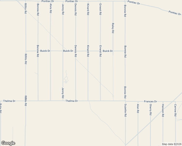 map of restaurants, bars, coffee shops, grocery stores, and more near 11350-11390 Kinard Rd in Yucca