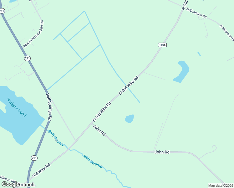 map of restaurants, bars, coffee shops, grocery stores, and more near 1140 North Old Wire Road in Shannon