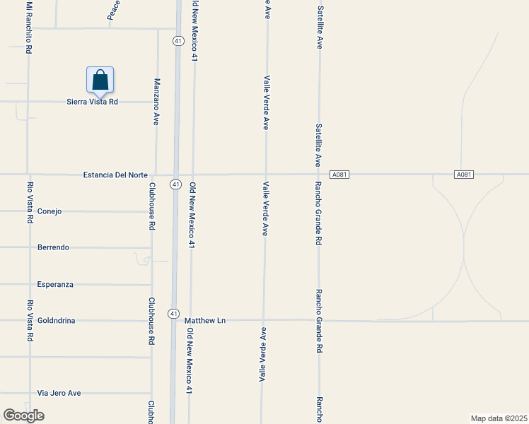 map of restaurants, bars, coffee shops, grocery stores, and more near 90 Valle Verde Avenue in Moriarty