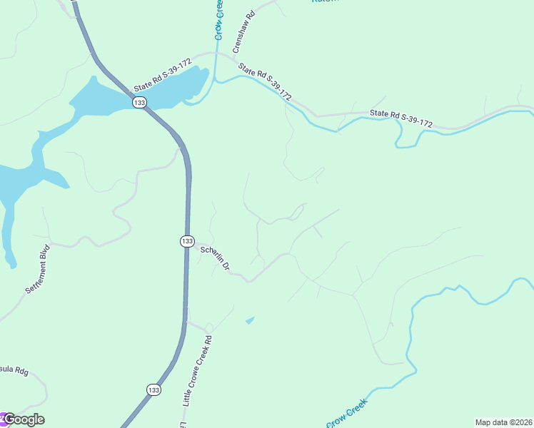 map of restaurants, bars, coffee shops, grocery stores, and more near 210 Cliffside Trail in Pickens