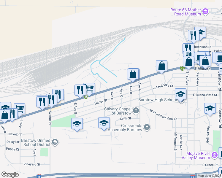 971 Main Street, Barstow CA Walk Score