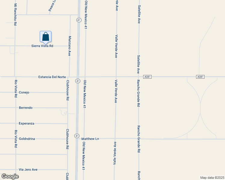 map of restaurants, bars, coffee shops, grocery stores, and more near 90 Valle Verde Avenue in Moriarty