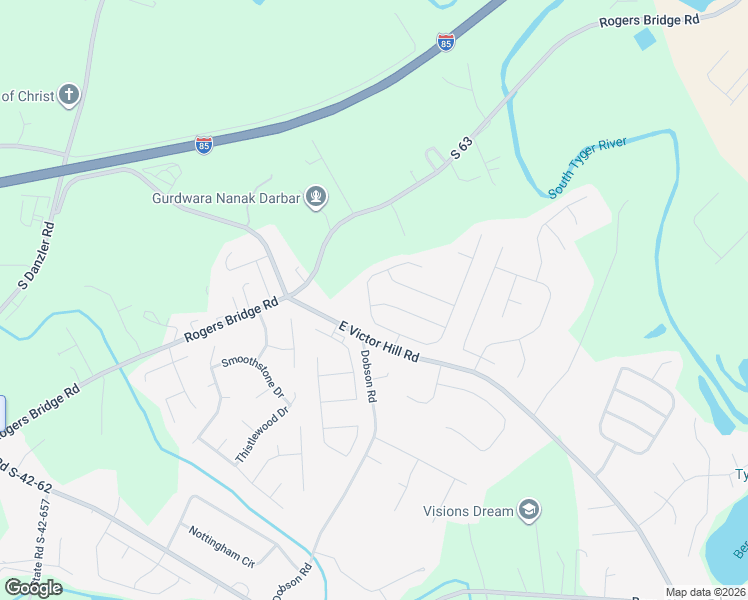map of restaurants, bars, coffee shops, grocery stores, and more near 439 Torrington Drive in Duncan