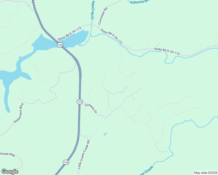 map of restaurants, bars, coffee shops, grocery stores, and more near 210 Cliffside Trail in Pickens