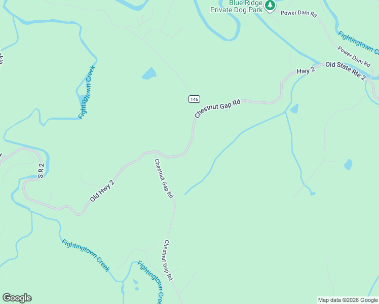 map of restaurants, bars, coffee shops, grocery stores, and more near 1919 Highway 2 in Blue Ridge