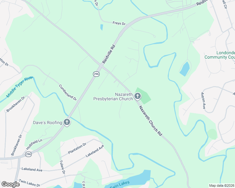 map of restaurants, bars, coffee shops, grocery stores, and more near 727 Nazareth Church Road in Moore
