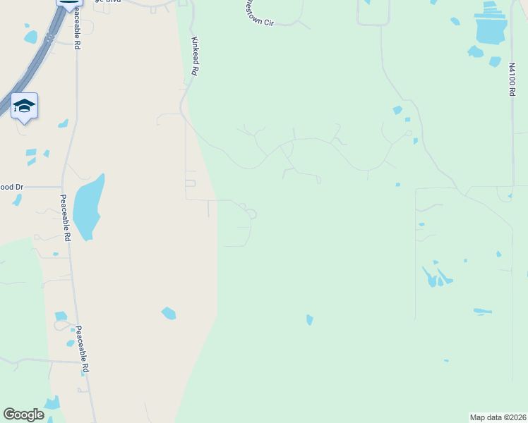 map of restaurants, bars, coffee shops, grocery stores, and more near 915 Summit Ridge Drive in McAlester