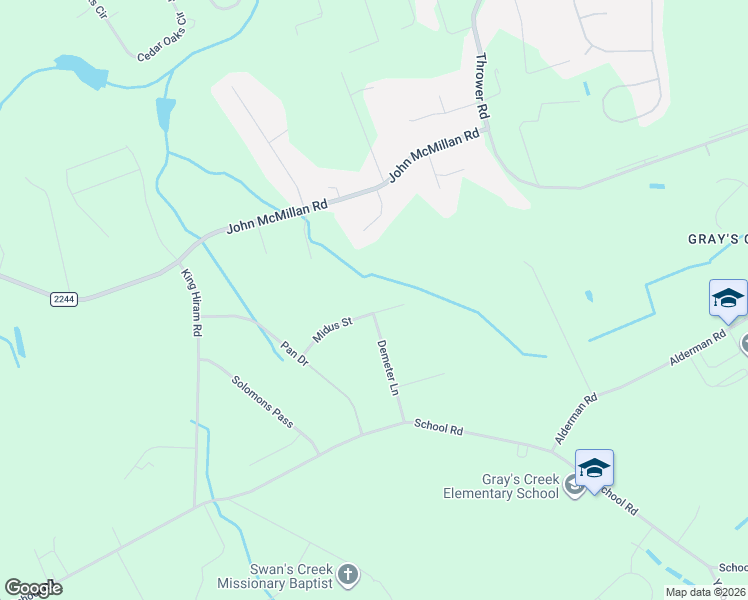 map of restaurants, bars, coffee shops, grocery stores, and more near 6062 Midus Street in Hope Mills