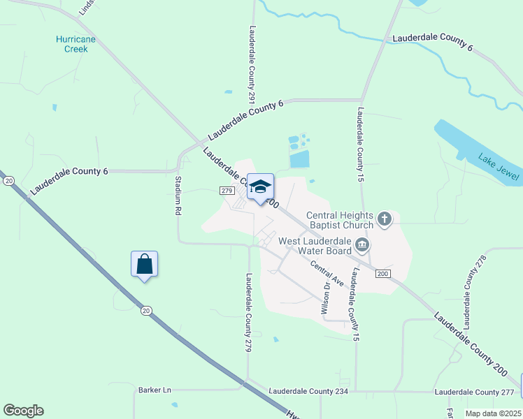 map of restaurants, bars, coffee shops, grocery stores, and more near 3000 County Road 200 in Florence