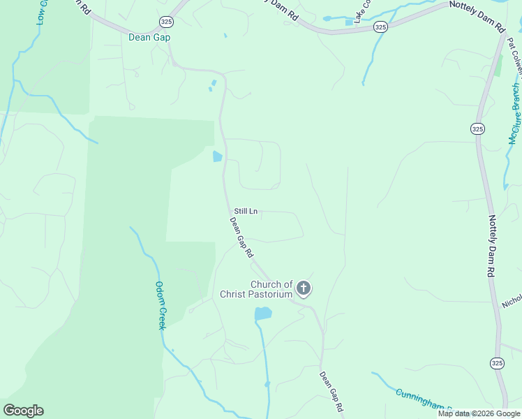 map of restaurants, bars, coffee shops, grocery stores, and more near 111 Still Lane in Blairsville