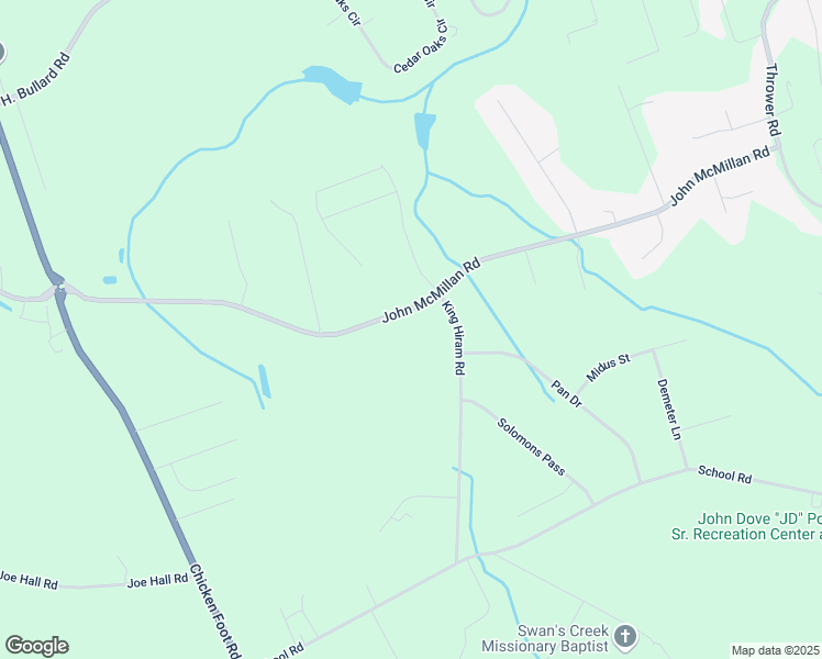 map of restaurants, bars, coffee shops, grocery stores, and more near 2718 John McMillan Road in Hope Mills