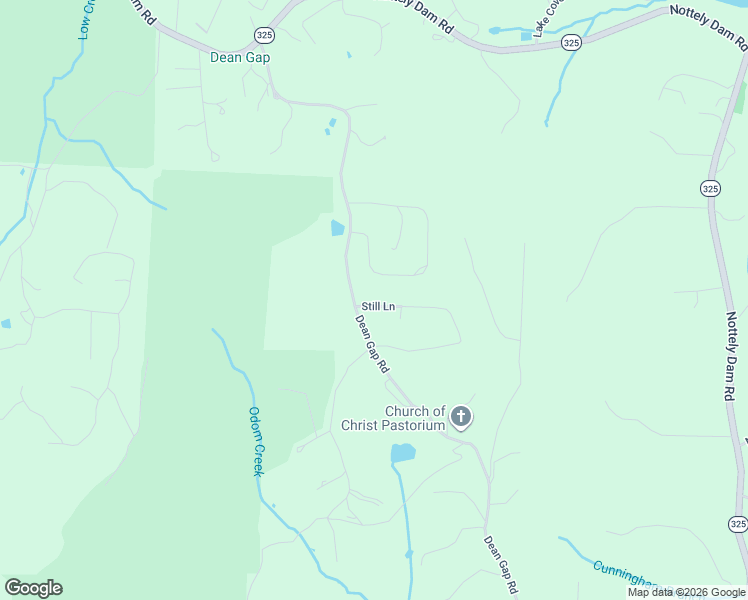 map of restaurants, bars, coffee shops, grocery stores, and more near 111 Still Lane in Blairsville