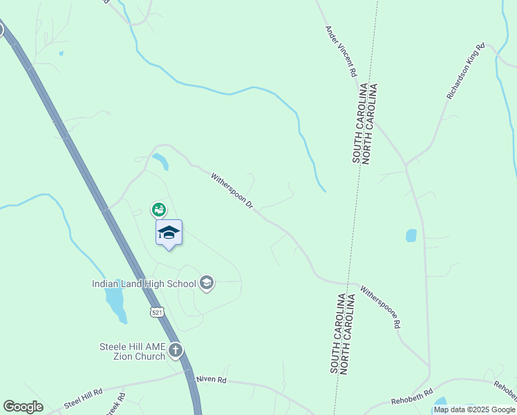 map of restaurants, bars, coffee shops, grocery stores, and more near 6511 Witherspoon Drive in Lancaster