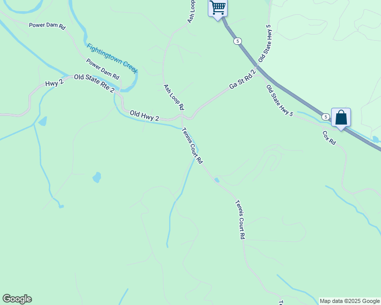 map of restaurants, bars, coffee shops, grocery stores, and more near 124 Sun Rock Mountain Road in Blue Ridge