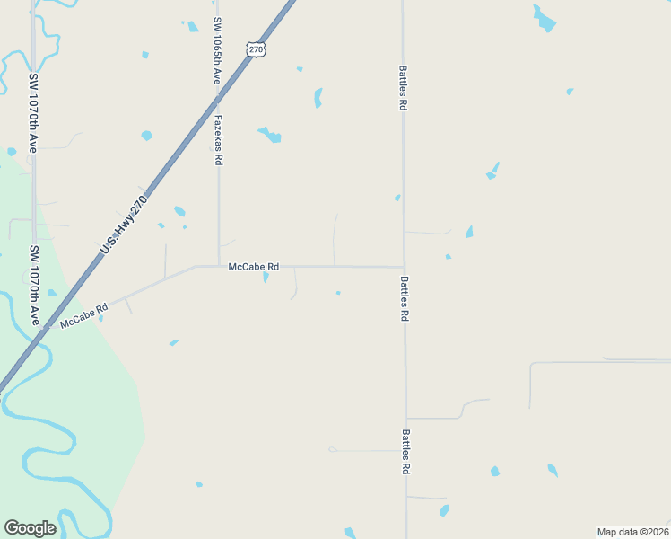 map of restaurants, bars, coffee shops, grocery stores, and more near 6191 Southwest 110th Road in Wilburton