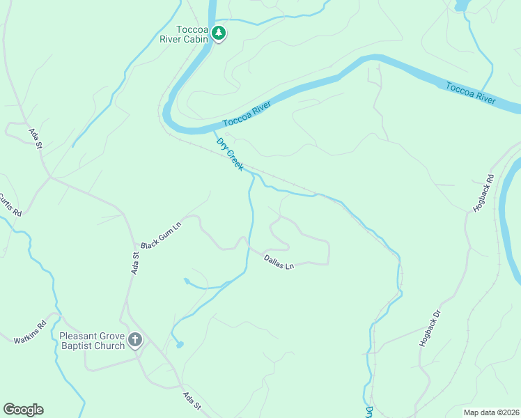 map of restaurants, bars, coffee shops, grocery stores, and more near 201 Connie Lane in Blue Ridge