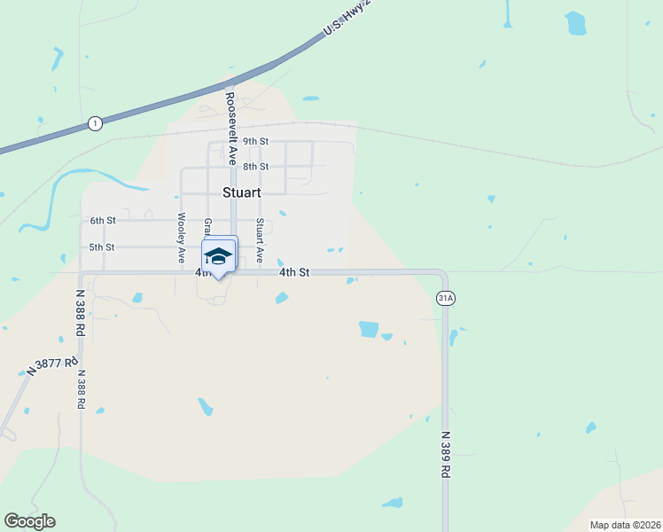 map of restaurants, bars, coffee shops, grocery stores, and more near 1030 4th Street in Stuart