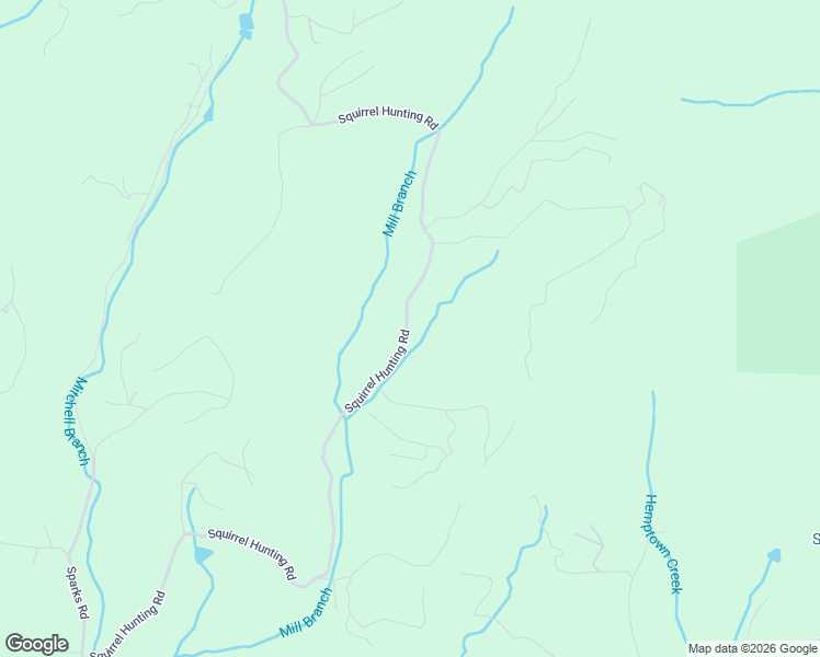 map of restaurants, bars, coffee shops, grocery stores, and more near Squirrel Hunting Road in Morganton