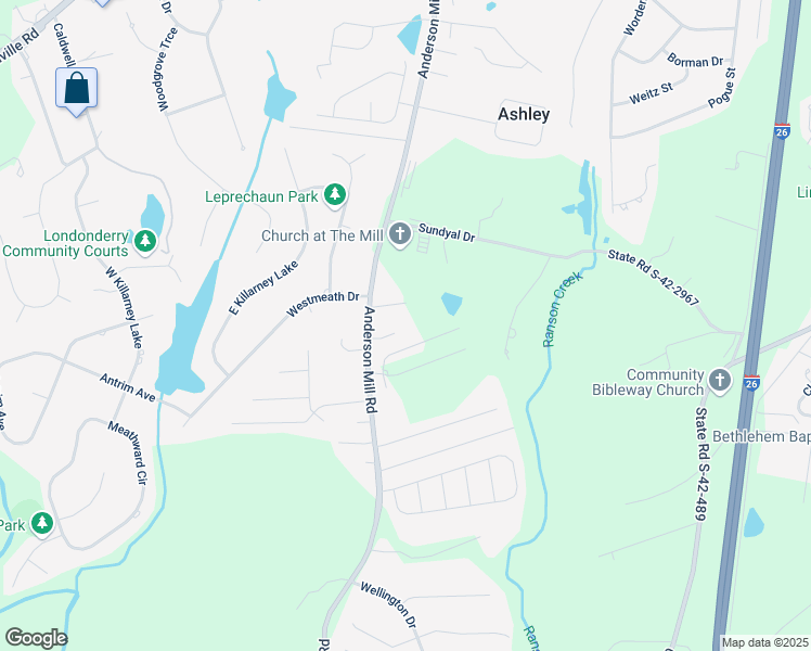 map of restaurants, bars, coffee shops, grocery stores, and more near 109 Bowman Court in Moore