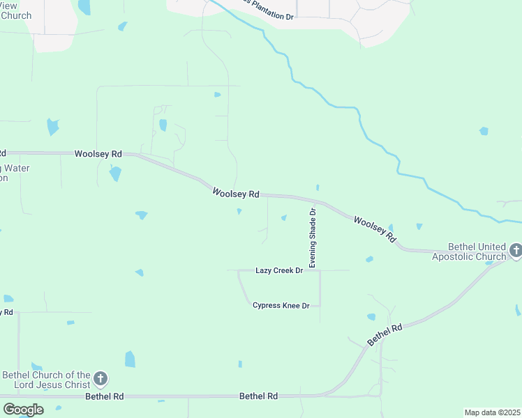 map of restaurants, bars, coffee shops, grocery stores, and more near 10083 Woolsey Road in Olive Branch