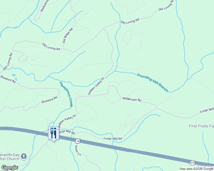 map of restaurants, bars, coffee shops, grocery stores, and more near 229 Ridgeview Road in Morganton