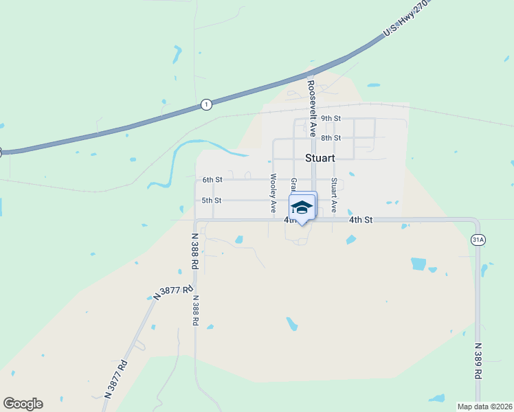 map of restaurants, bars, coffee shops, grocery stores, and more near 305 5th Street in Stuart