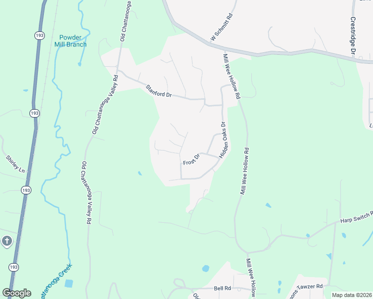map of restaurants, bars, coffee shops, grocery stores, and more near 144 Durance Drive in Walker County
