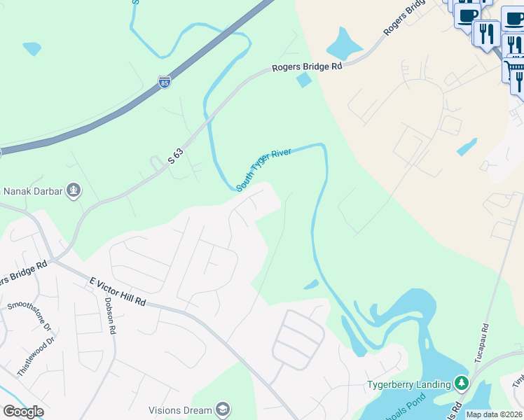 map of restaurants, bars, coffee shops, grocery stores, and more near 809 Jadeite Way in Duncan