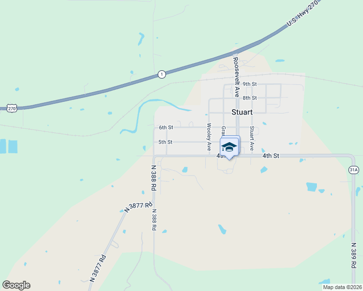 map of restaurants, bars, coffee shops, grocery stores, and more near 305 5th Street in Stuart