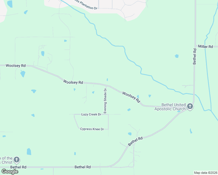 map of restaurants, bars, coffee shops, grocery stores, and more near 10245 Woolsey Road in Olive Branch