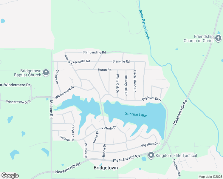 map of restaurants, bars, coffee shops, grocery stores, and more near 2641 White Oak Drive in DeSoto County