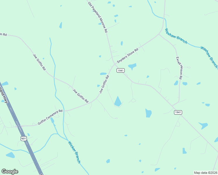 map of restaurants, bars, coffee shops, grocery stores, and more near 3003 Joe Griffin Road in Monroe