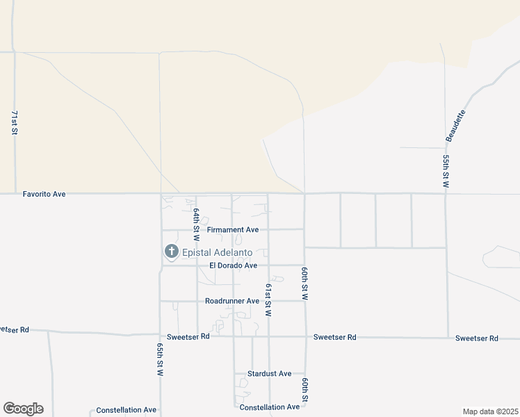 map of restaurants, bars, coffee shops, grocery stores, and more near 5457 61st Street West in Rosamond