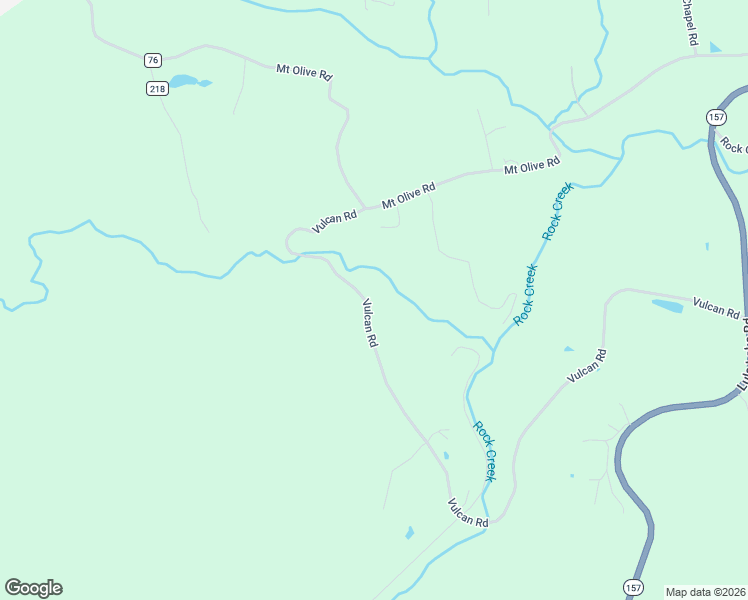 map of restaurants, bars, coffee shops, grocery stores, and more near 1548 Vulcan Road in Rising Fawn
