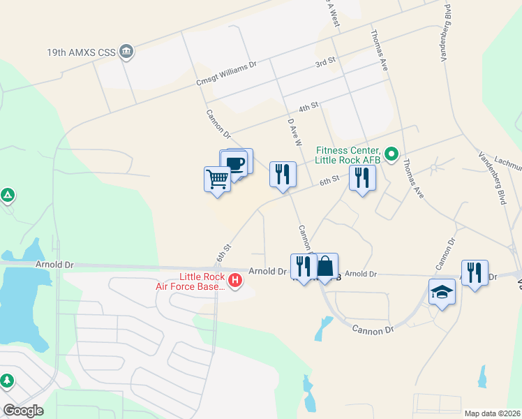 map of restaurants, bars, coffee shops, grocery stores, and more near 696 6th Street in Jacksonville